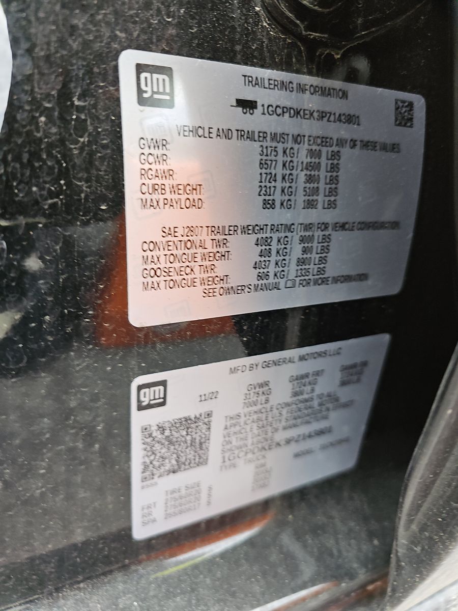 2023 Chevrolet Silverado 1500 LT AWD