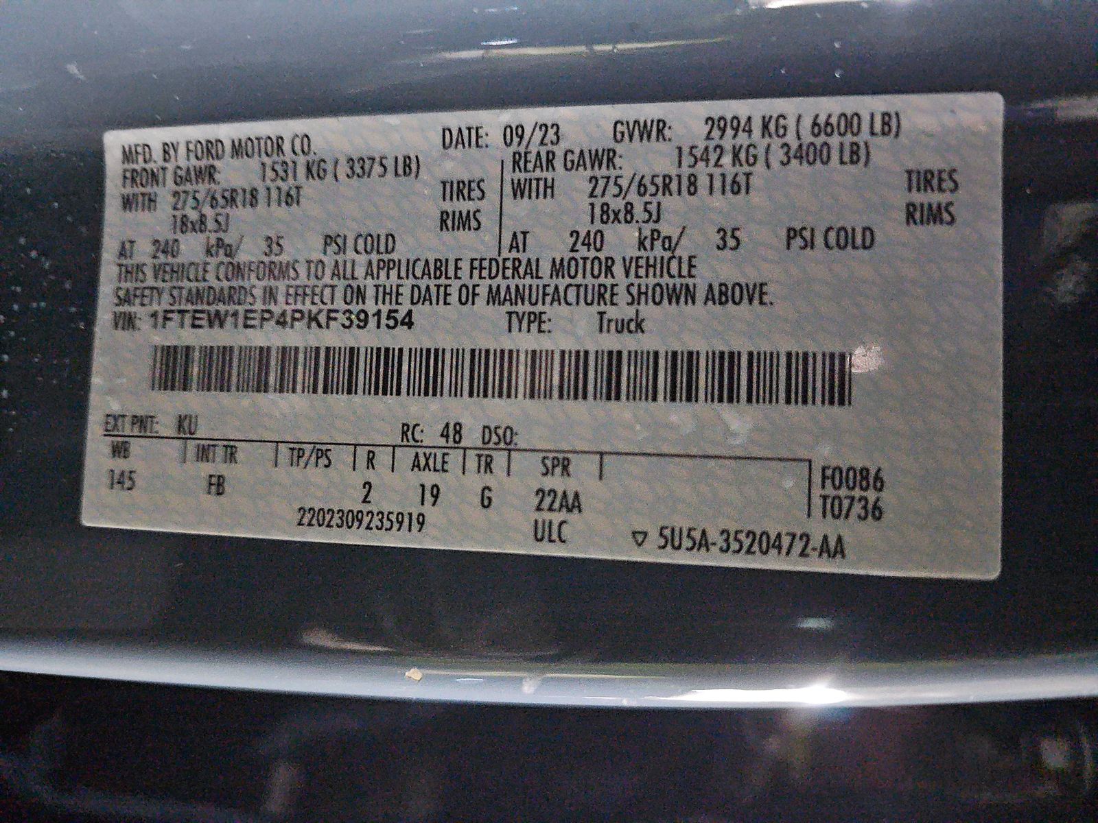 2023 Ford F-150 XLT AWD