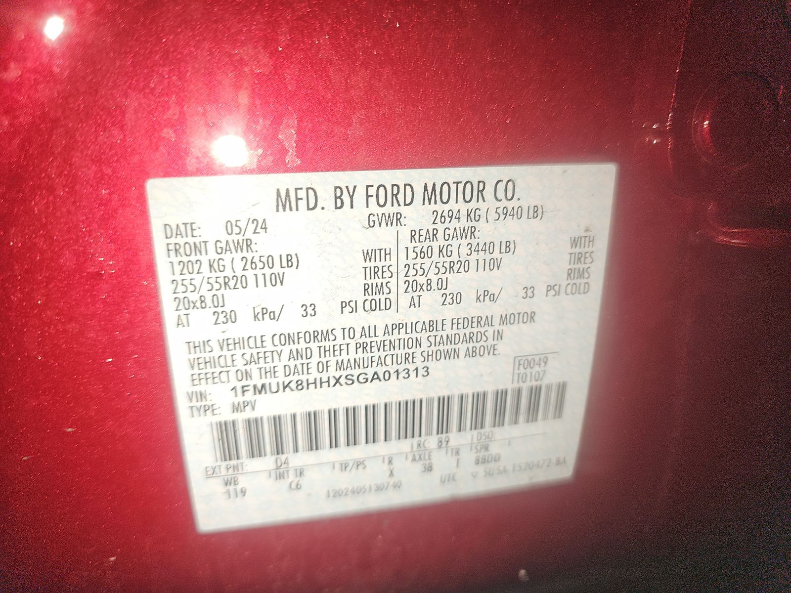 2025 Ford Explorer Platinum AWD