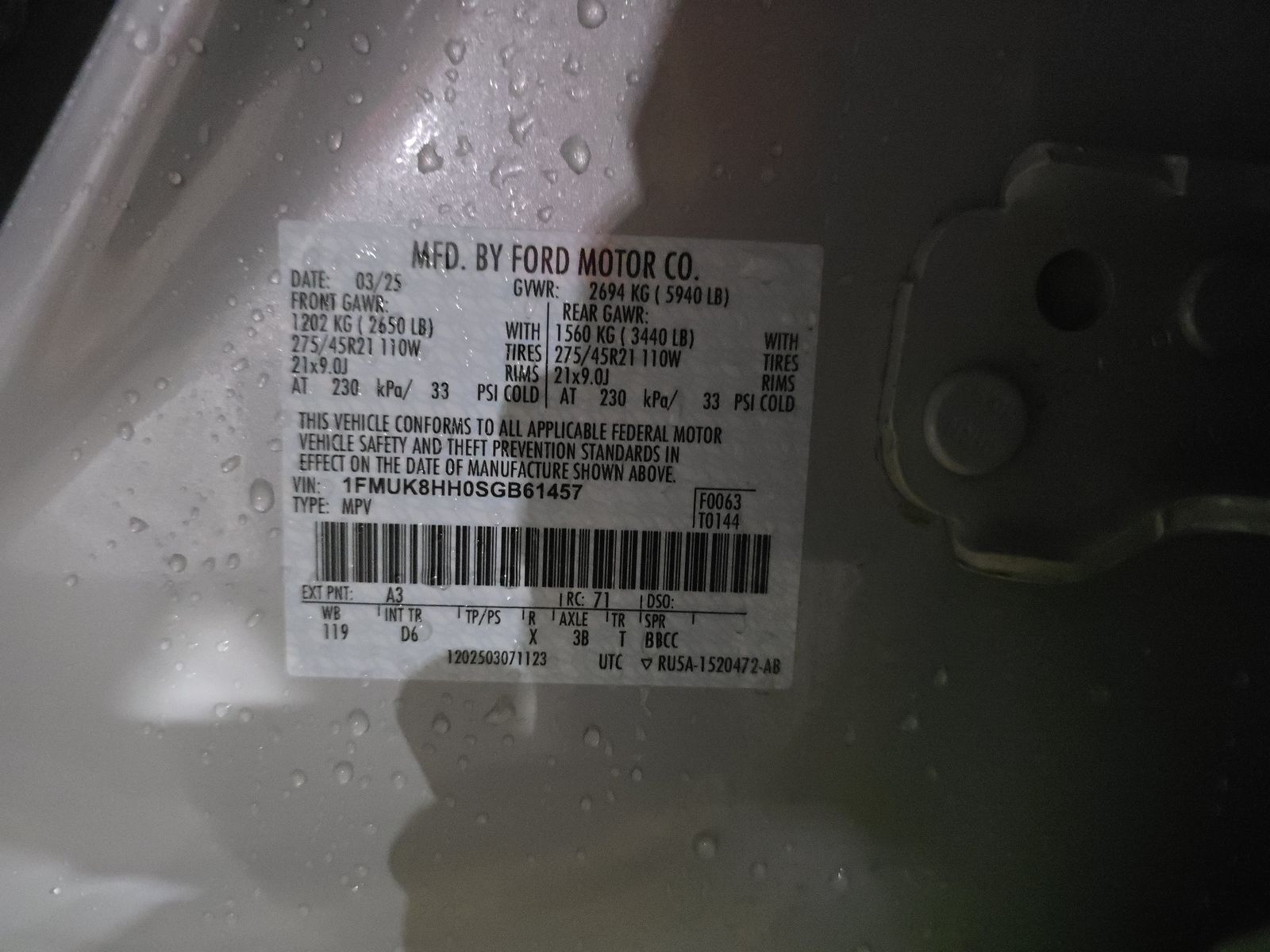 2025 Ford Explorer Platinum AWD