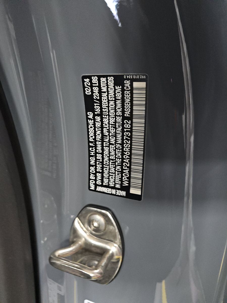 2024 Porsche 911 GT3 RS RWD