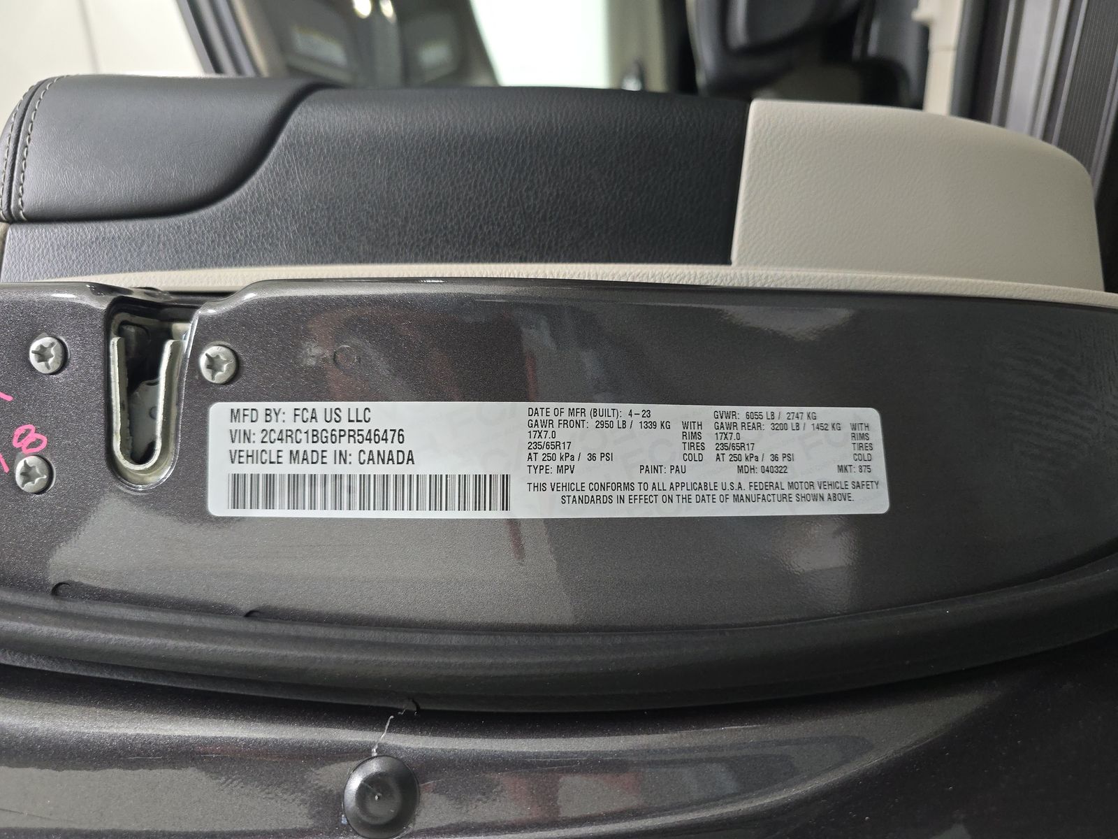 2023 Chrysler Pacifica Touring L FWD