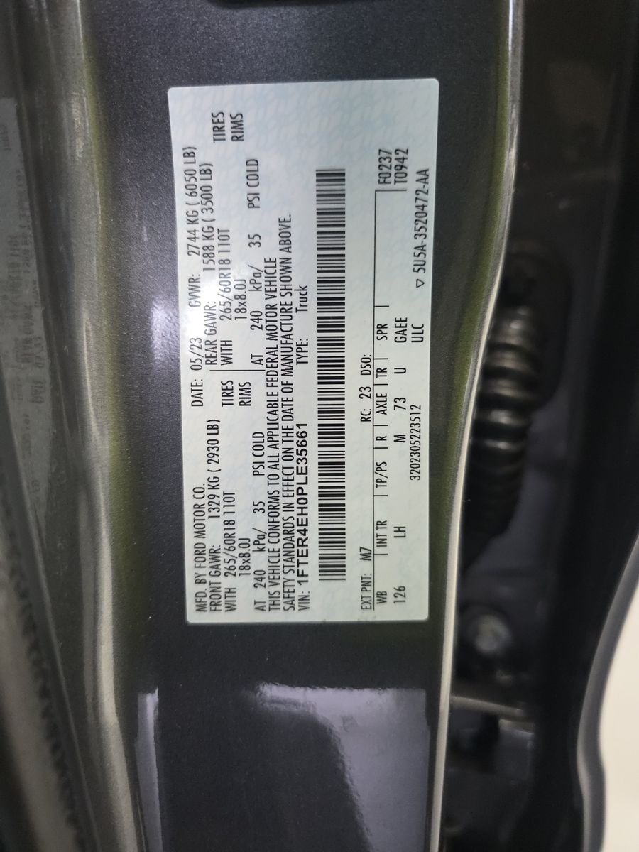 2023 Ford Ranger XLT RWD