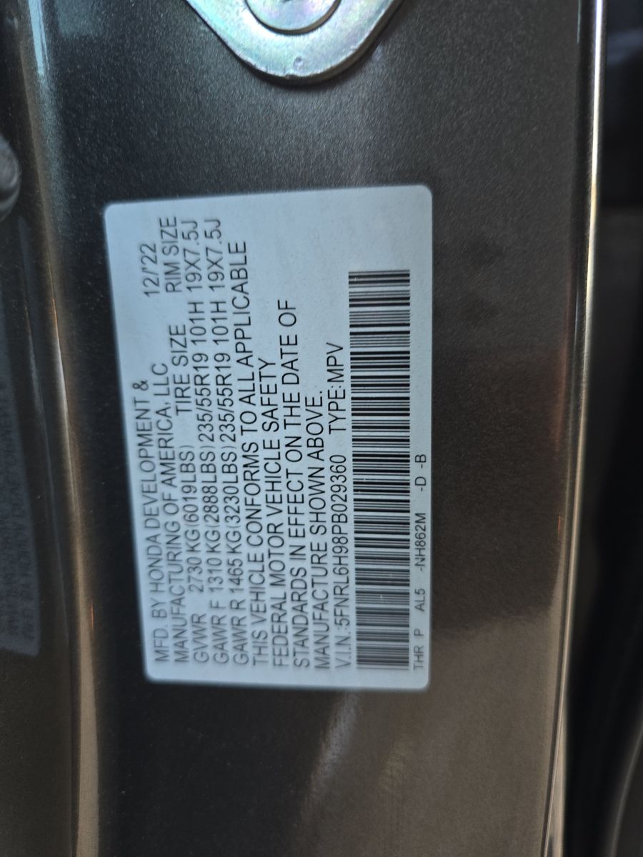 2023 Honda Odyssey Elite FWD