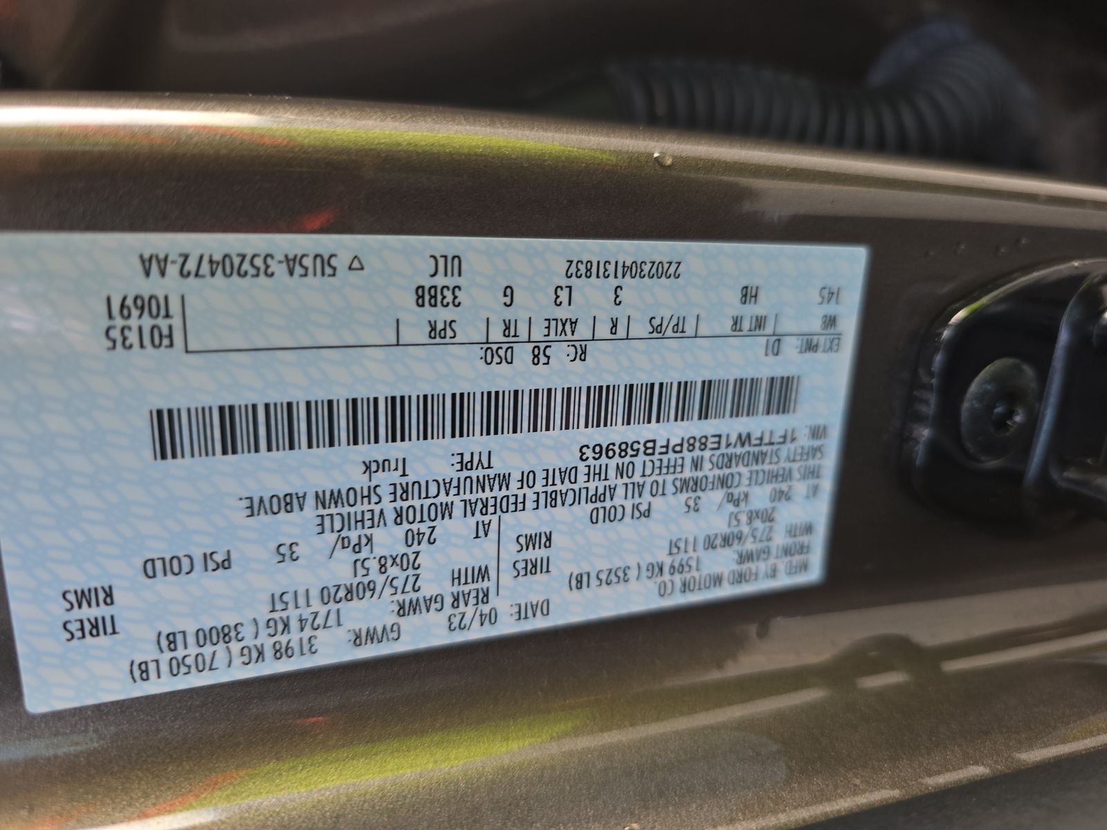 2023 Ford F-150 Lariat AWD