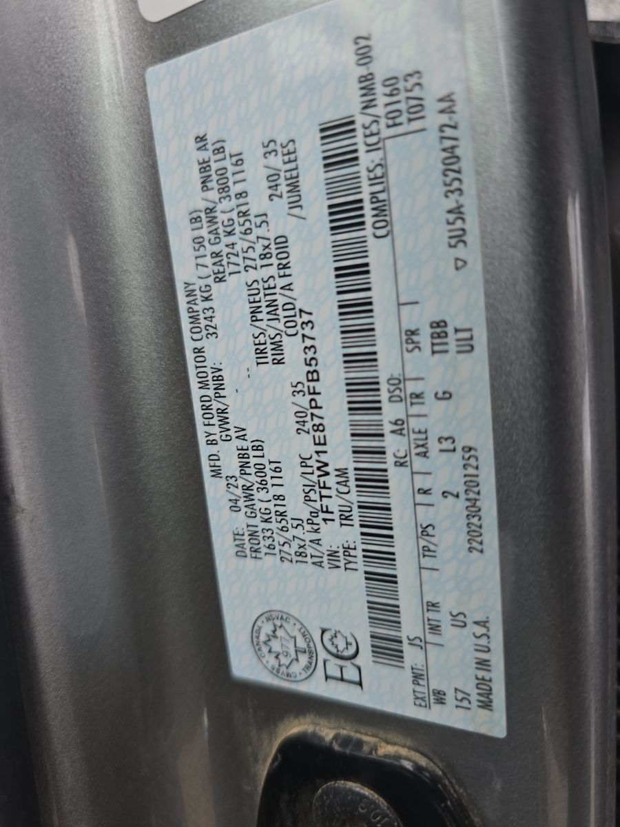 2023 Ford F-150 XLT AWD