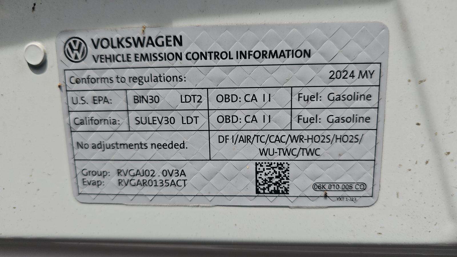 2024 Volkswagen Tiguan 2.0T SE AWD