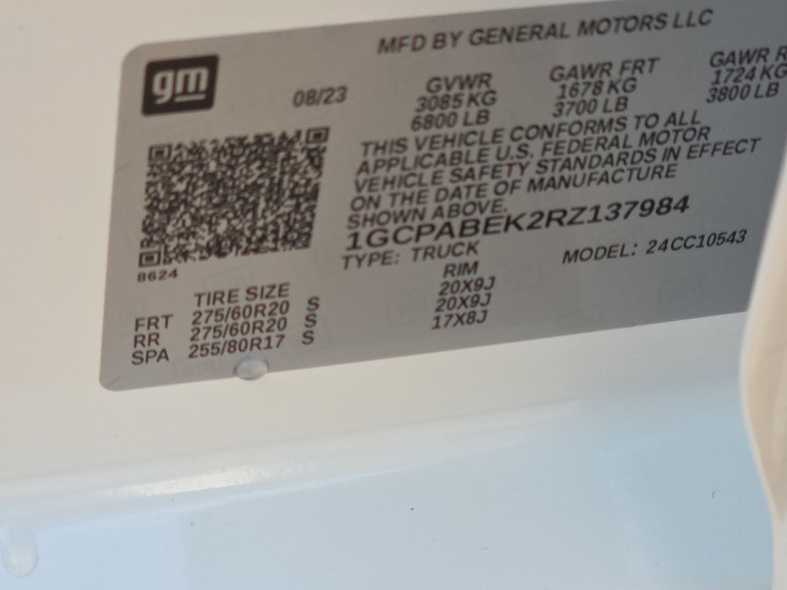 2024 Chevrolet Silverado 1500 Custom RWD