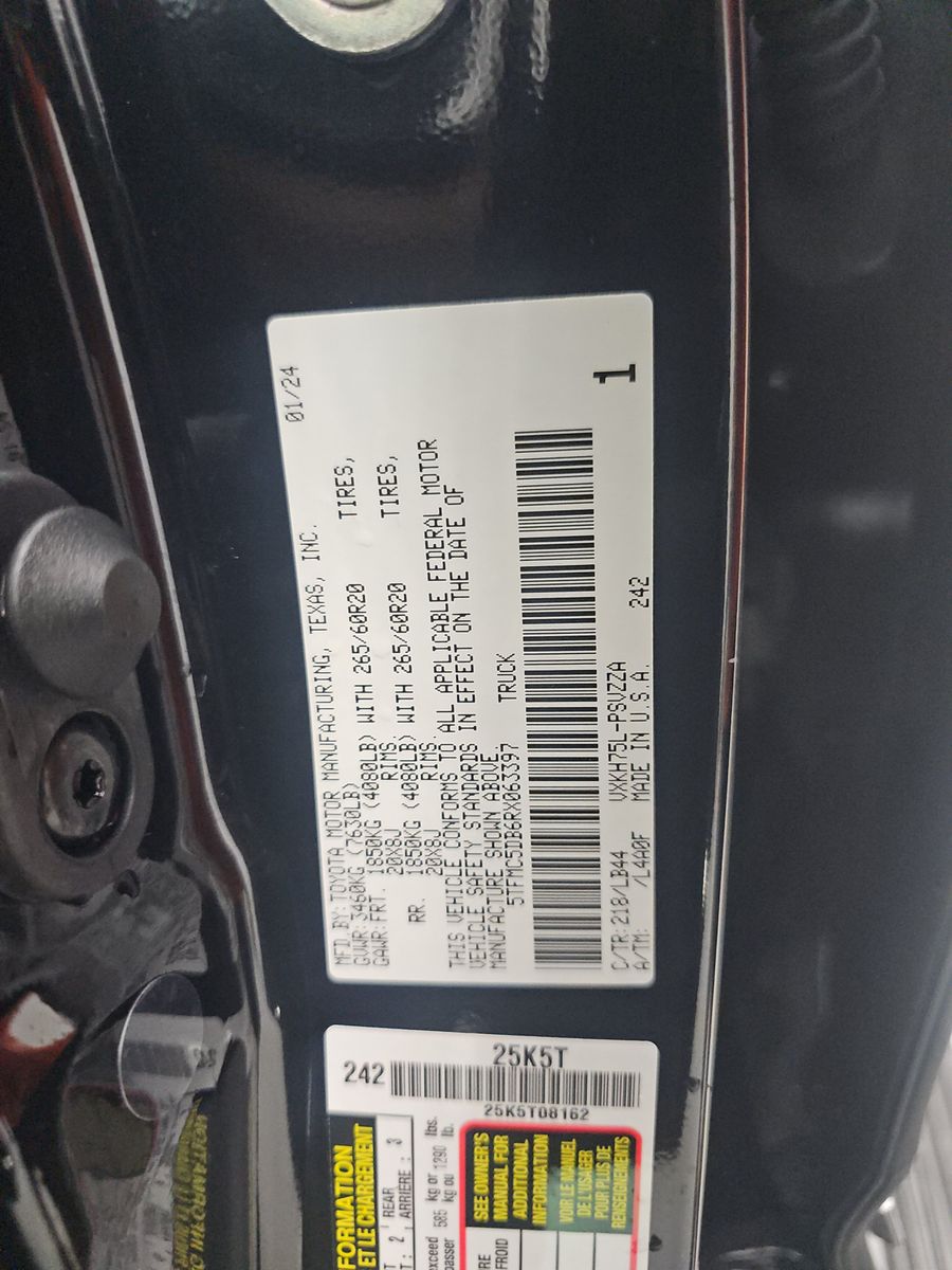 2024 Toyota Tundra Hybrid 1794 Edition AWD