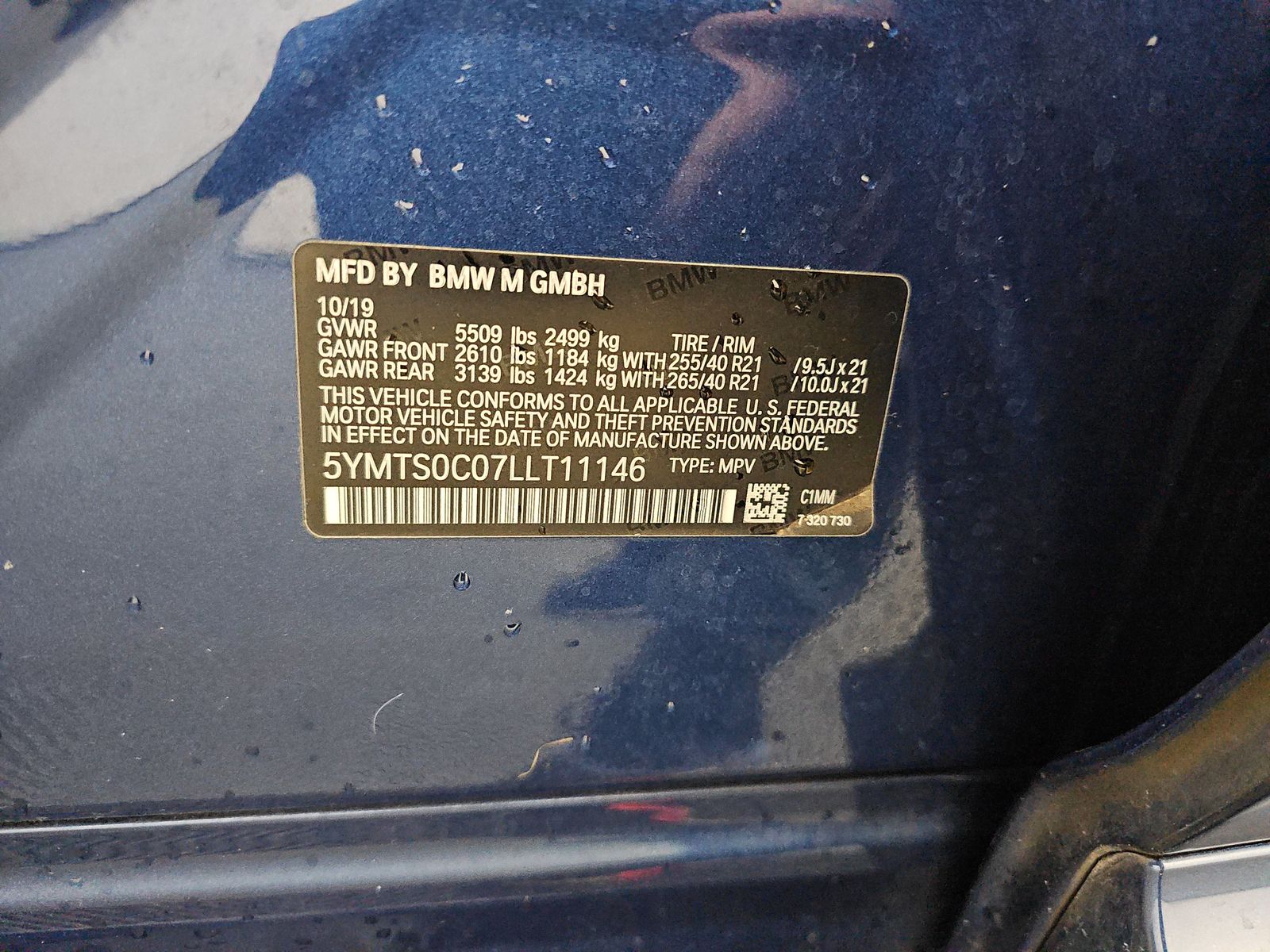 2020 BMW X3 M Competition AWD