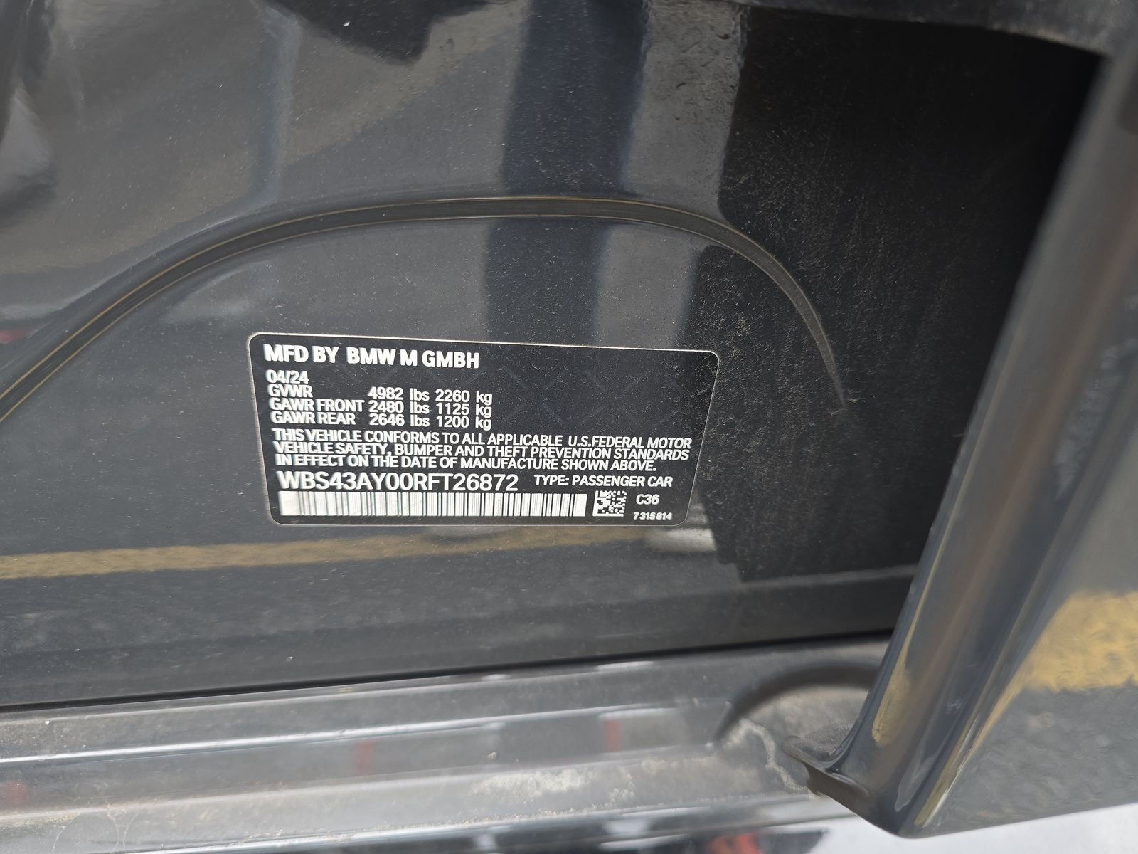 2024 BMW M3 Competition xDrive AWD