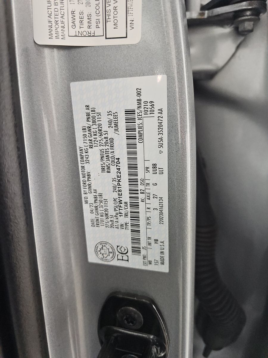 2023 Ford F-150 Lariat AWD