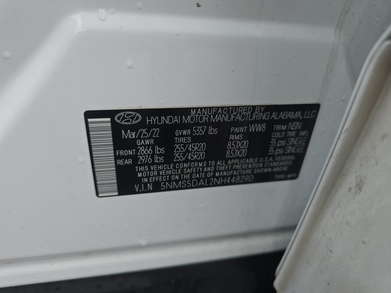 2022 Hyundai Santa Fe Calligraphy AWD