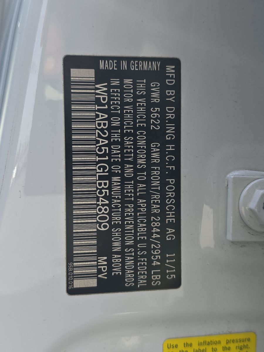 2016 Porsche Macan S AWD