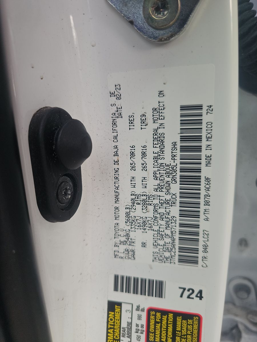 2023 Toyota Tacoma TRD Off-Road AWD