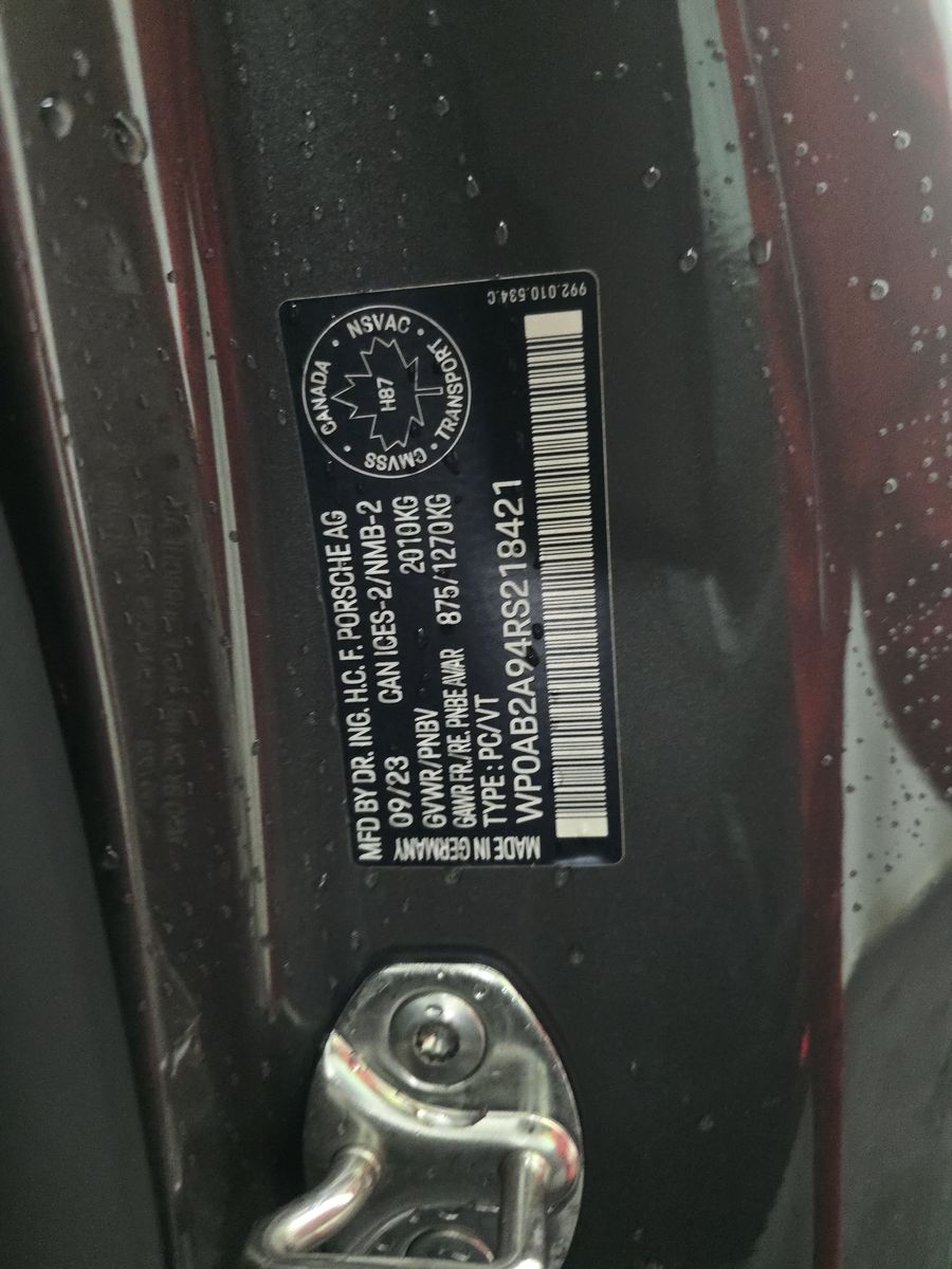 2024 Porsche 911 Carrera 4S AWD