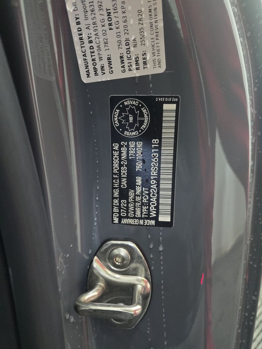 2024 Porsche 911 GT3 RWD