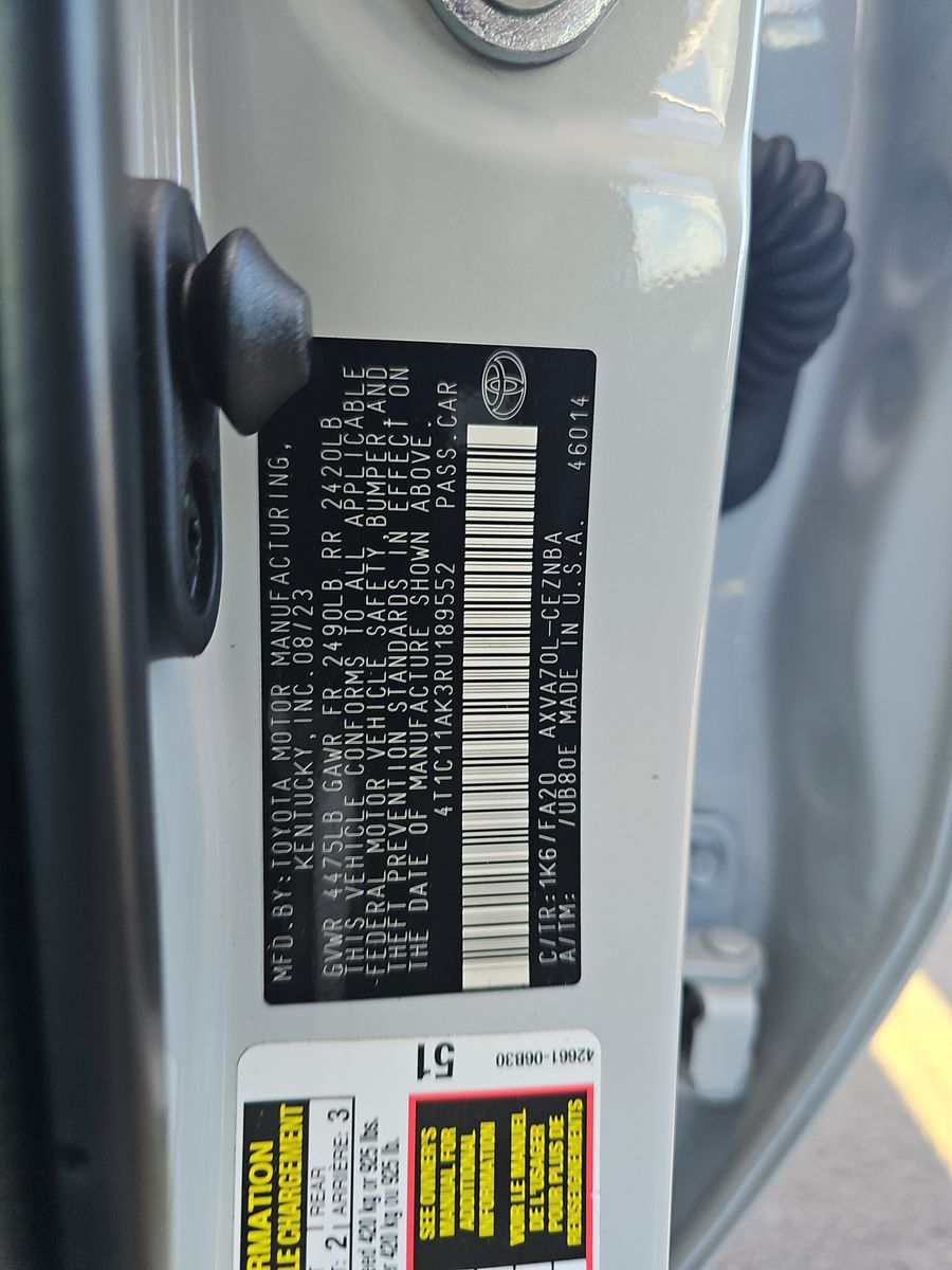 2024 Toyota Camry LE FWD