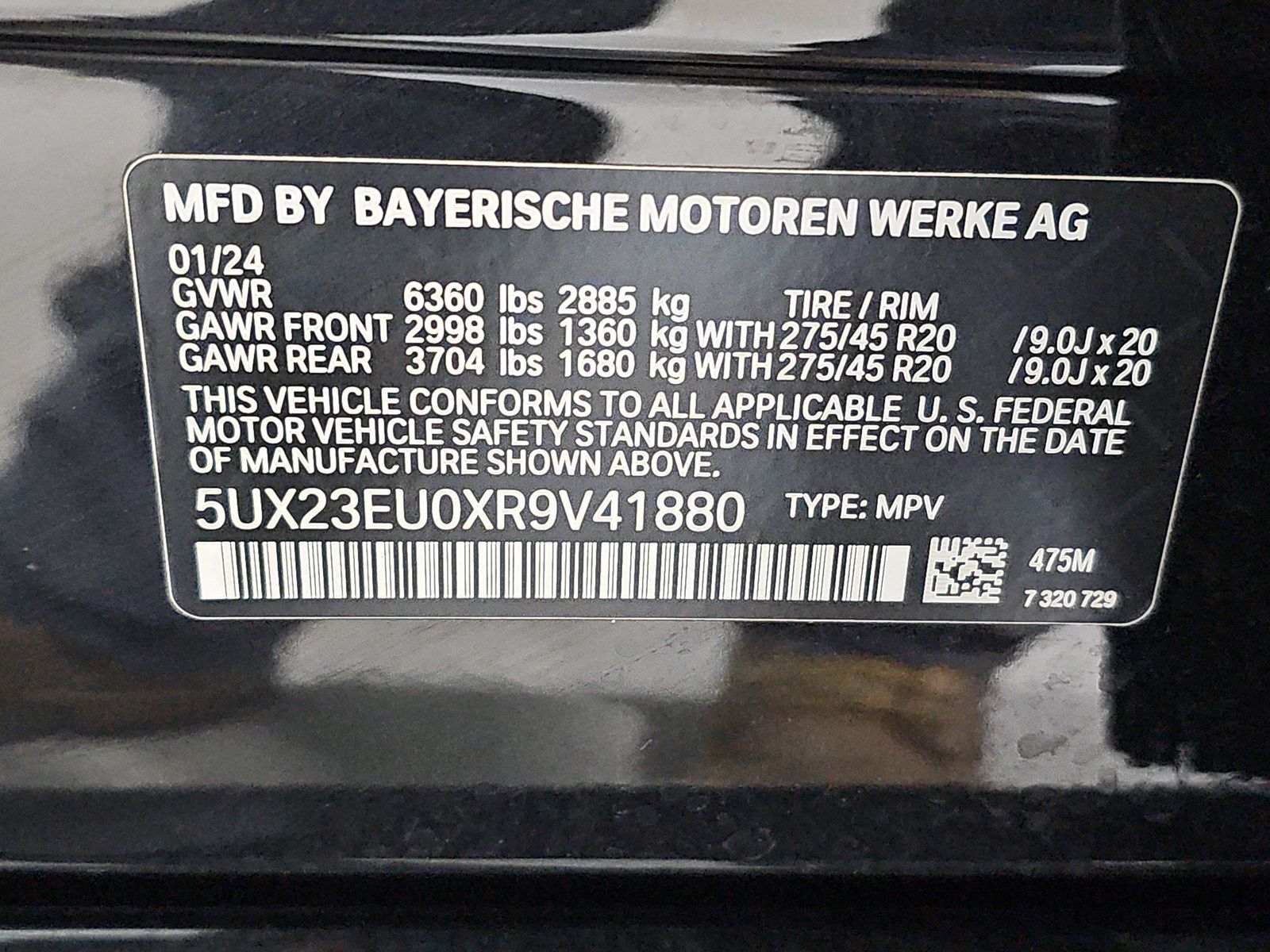 2024 BMW X5 xDrive40i AWD