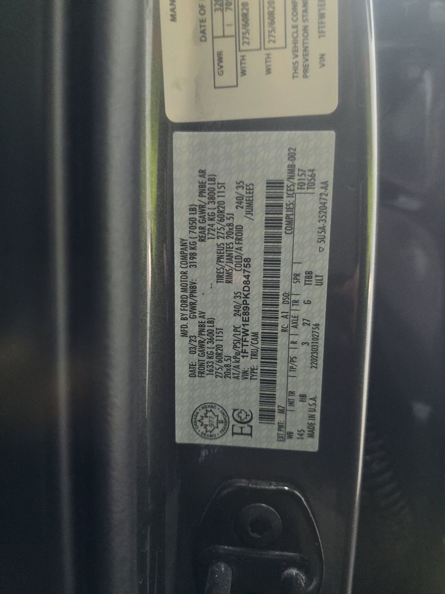2023 Ford F-150 Lariat AWD