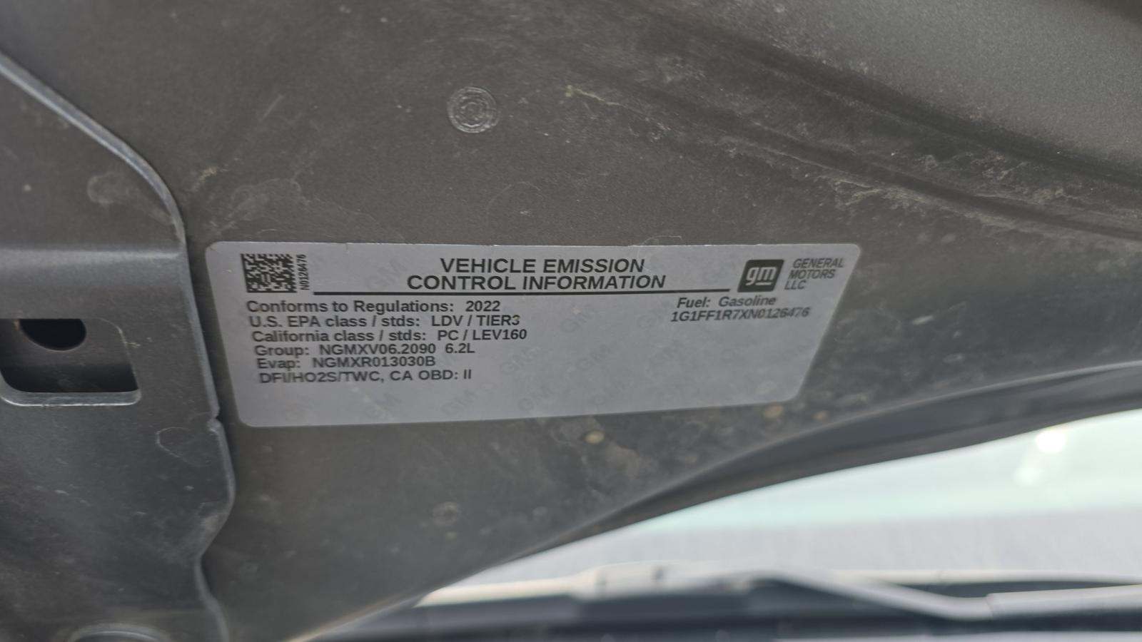 2022 Chevrolet Camaro LT1 RWD