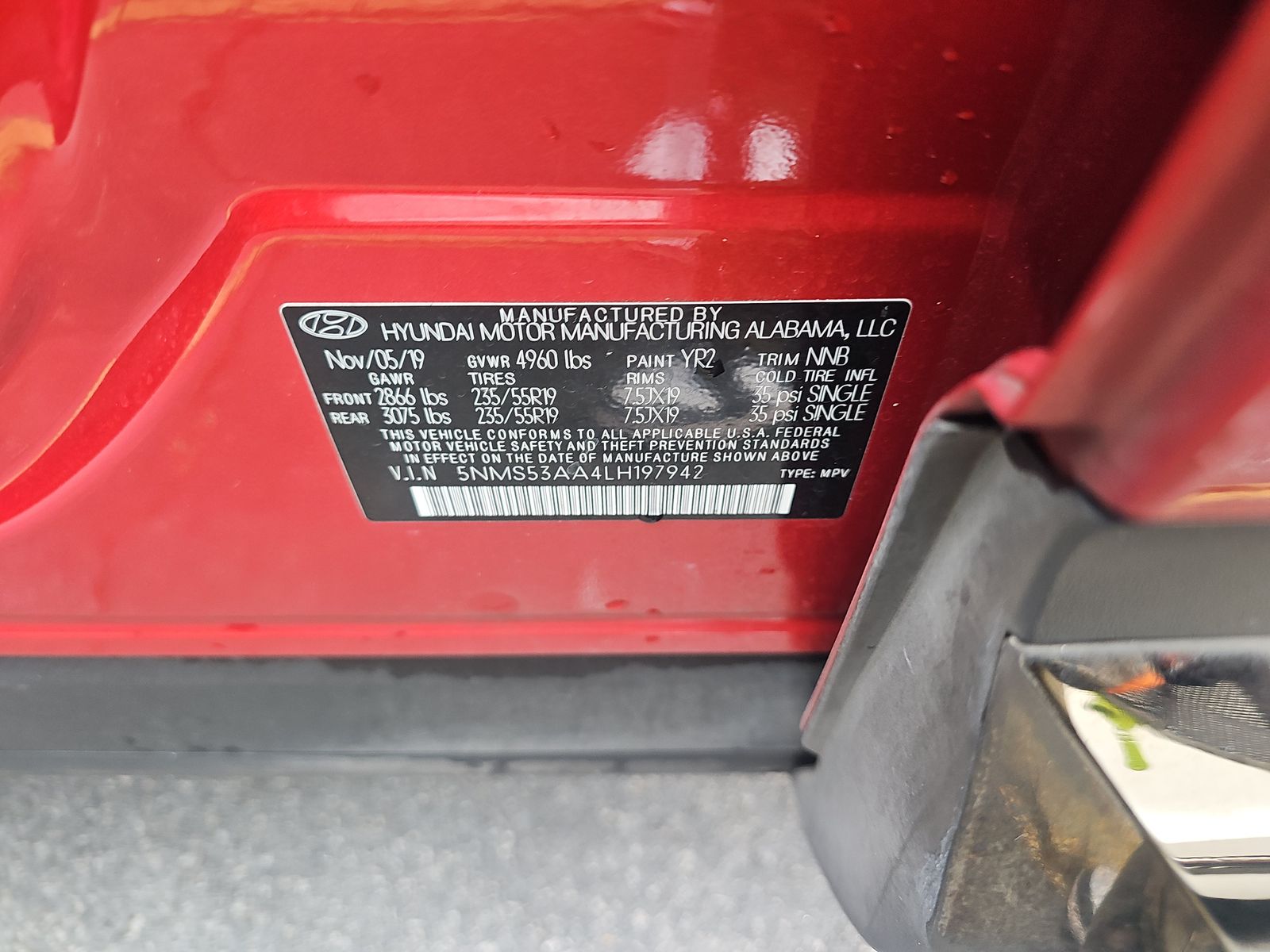 2020 Hyundai Santa Fe Limited FWD