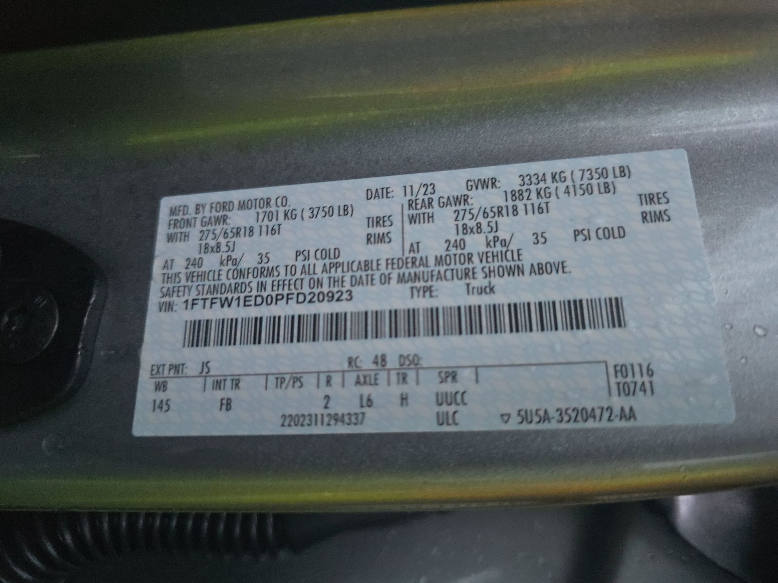 2023 Ford F-150 Hybrid XLT AWD