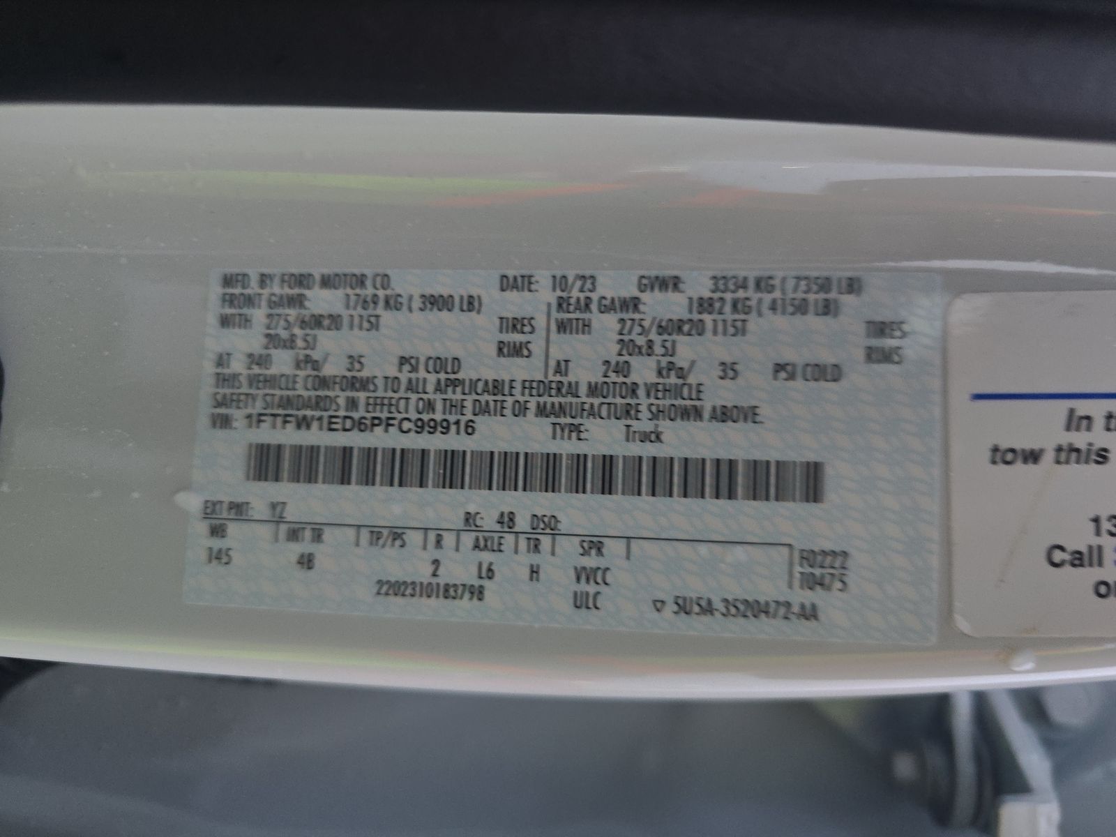 2023 Ford F-150 Hybrid XLT AWD