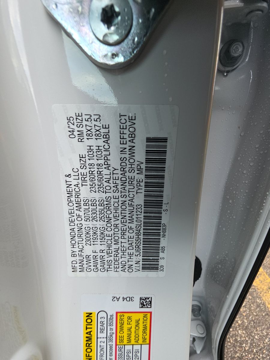 2025 Honda CR-V Hybrid Sport-L FWD