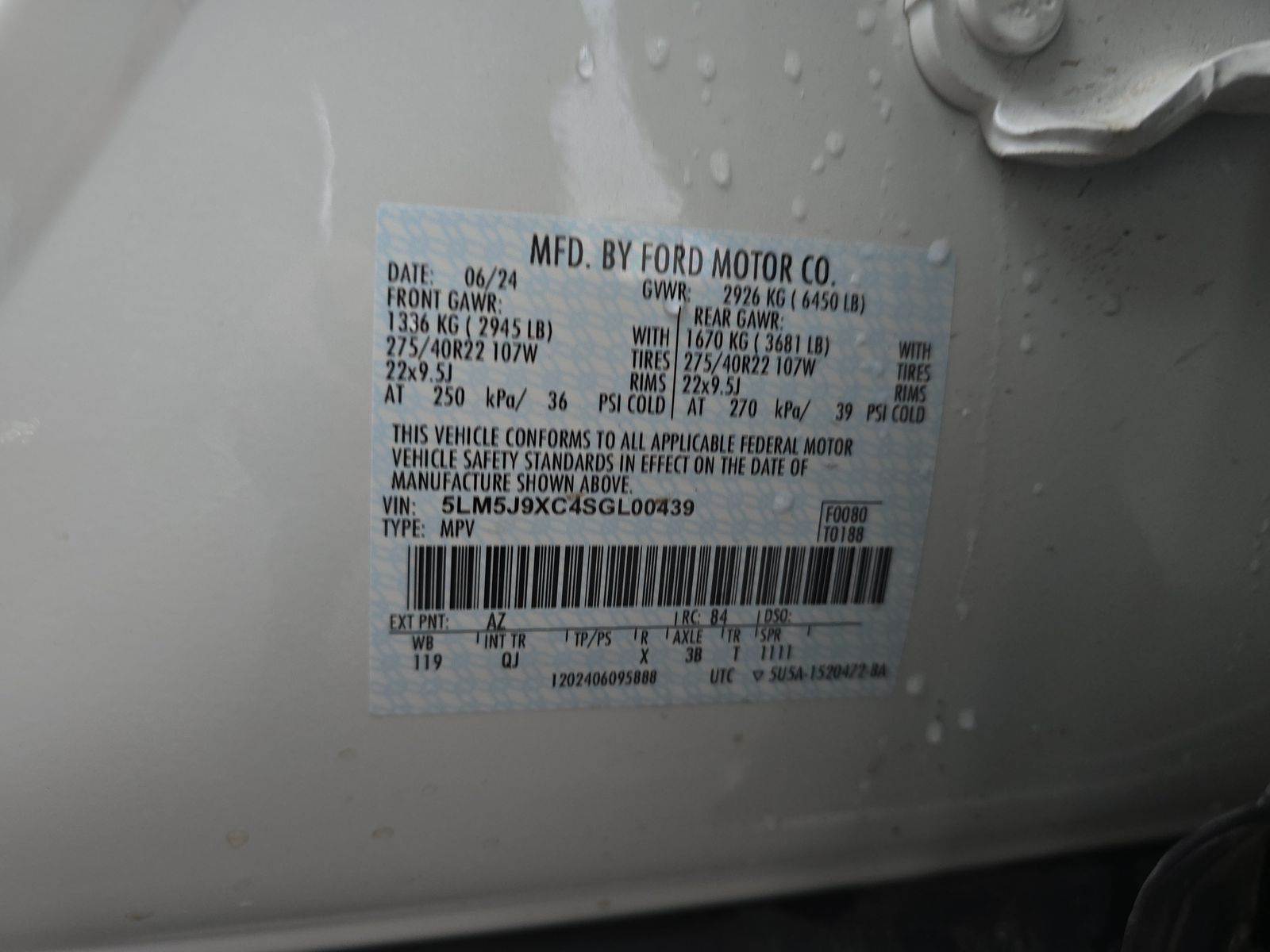 2025 Lincoln Aviator Black Label AWD