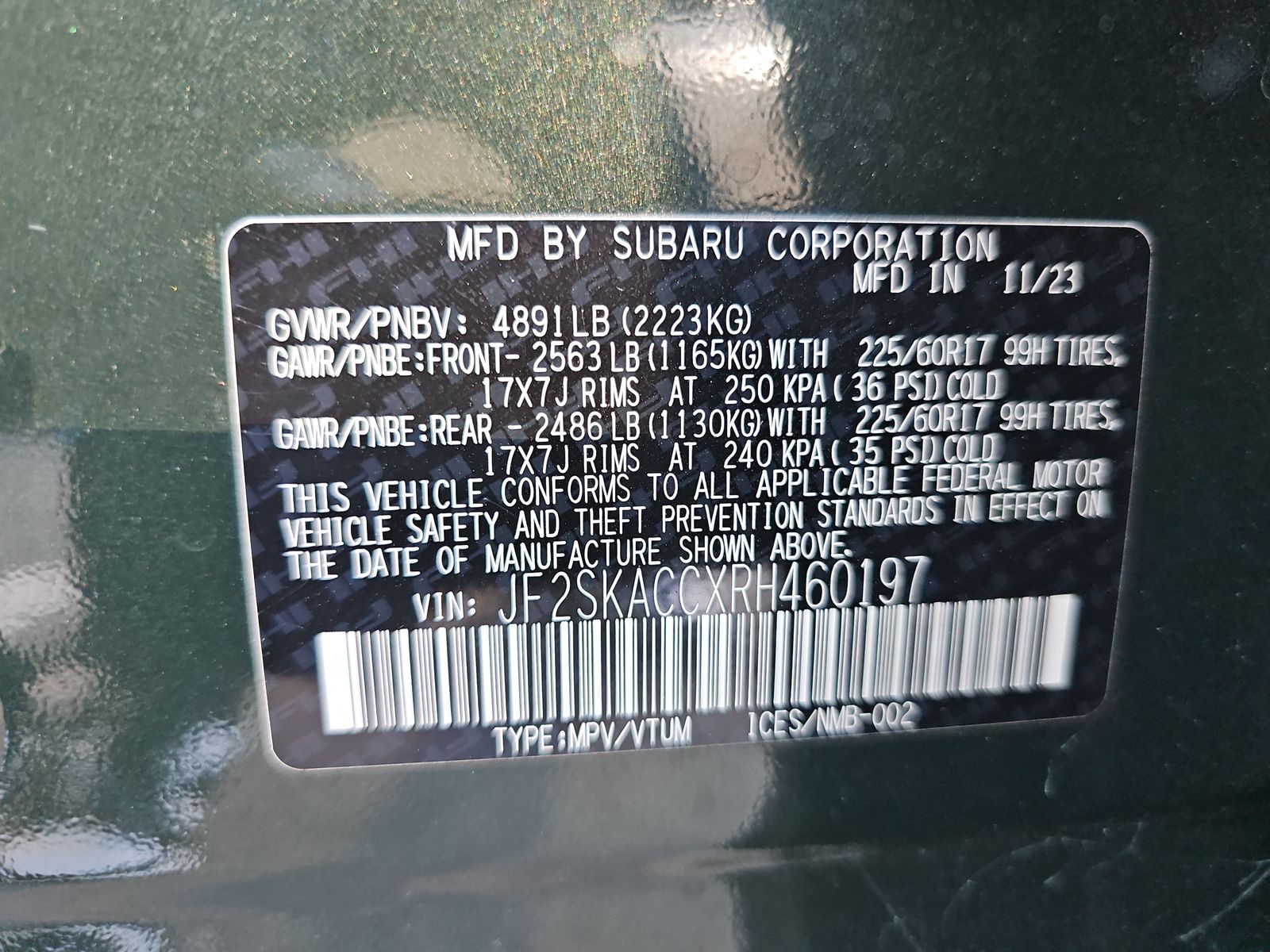 2024 Subaru Forester Premium AWD