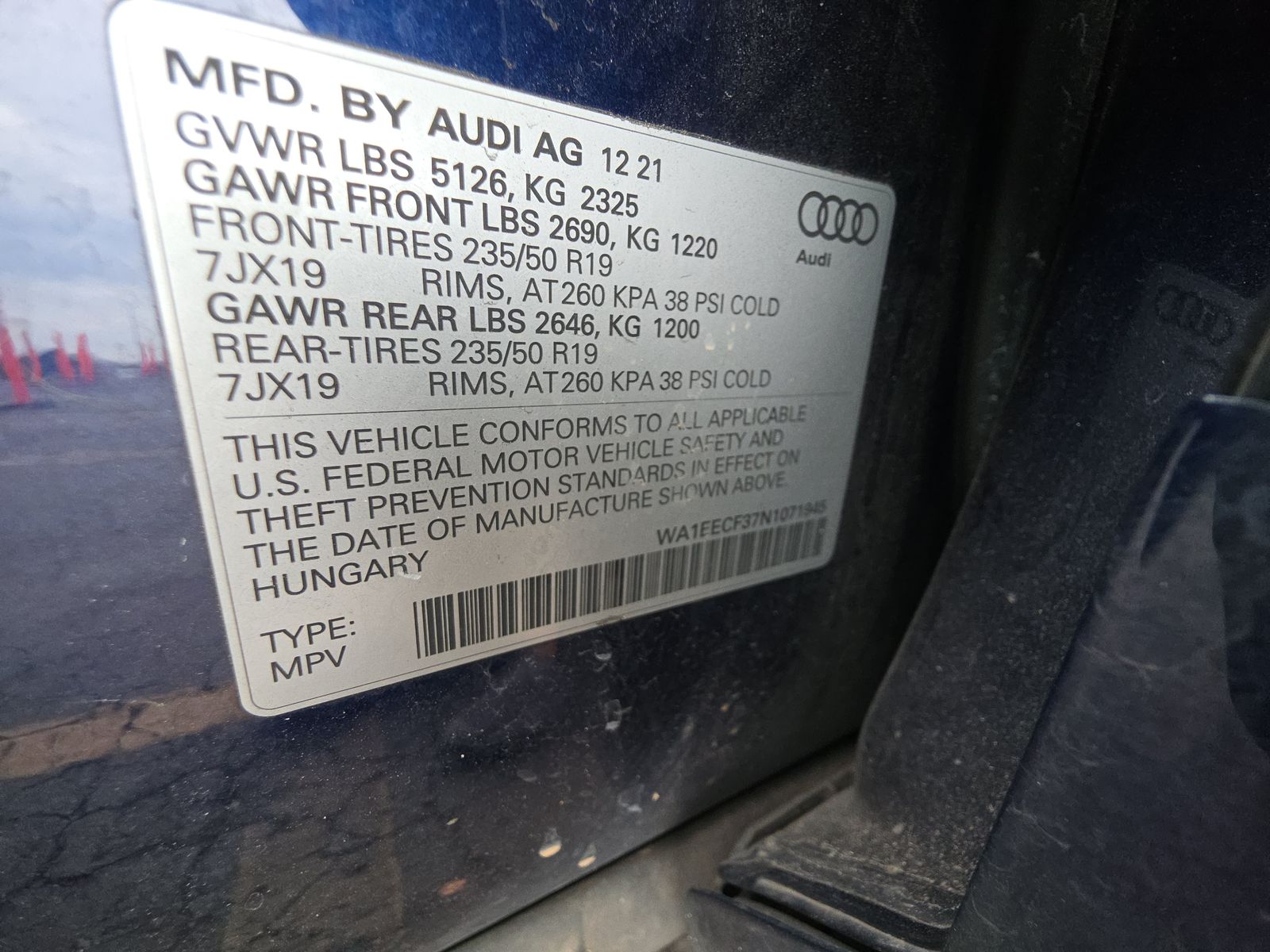 2022 Audi Q3 2.0T S line Premium Plus AWD