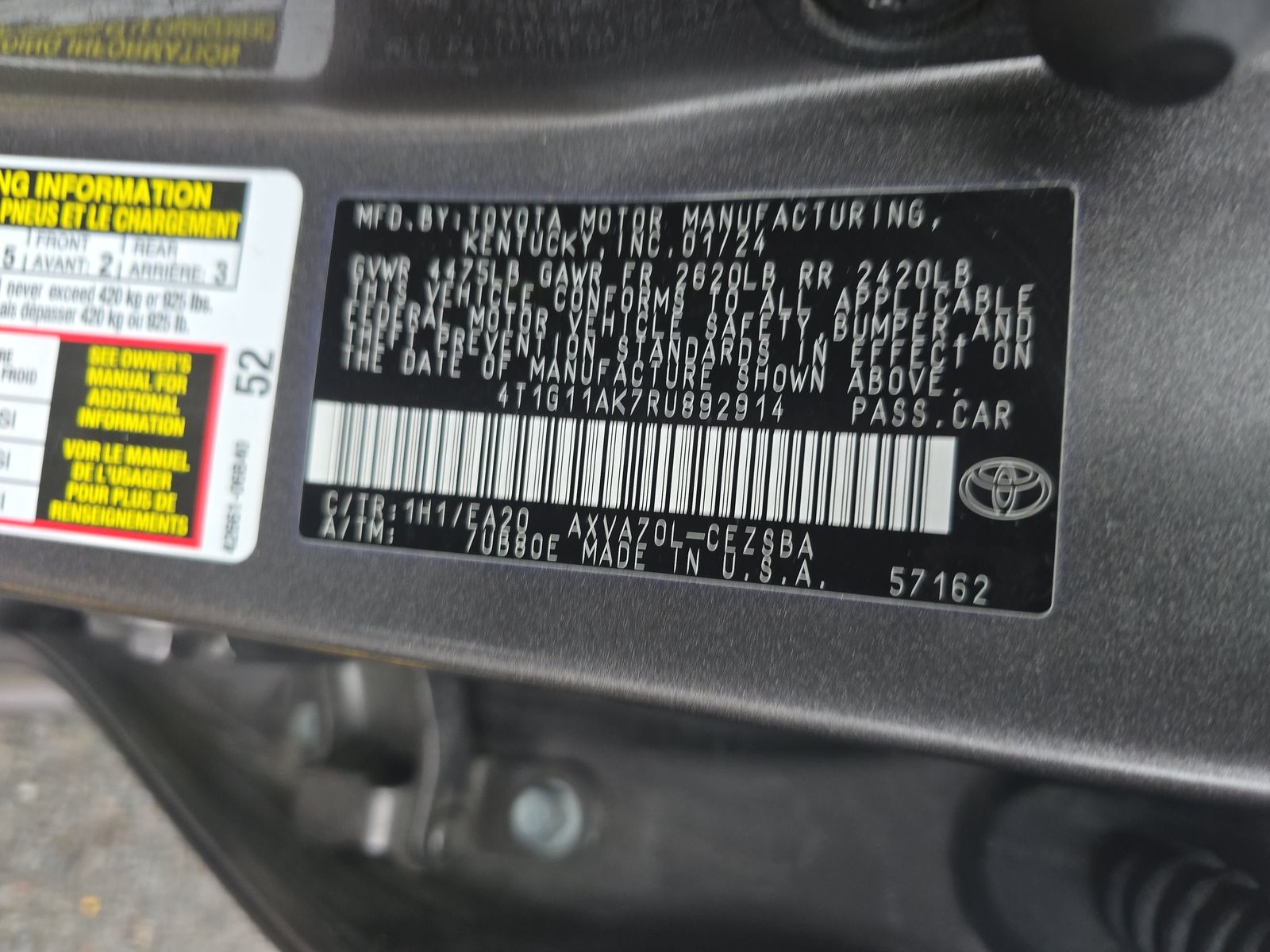 2024 Toyota Camry SE FWD