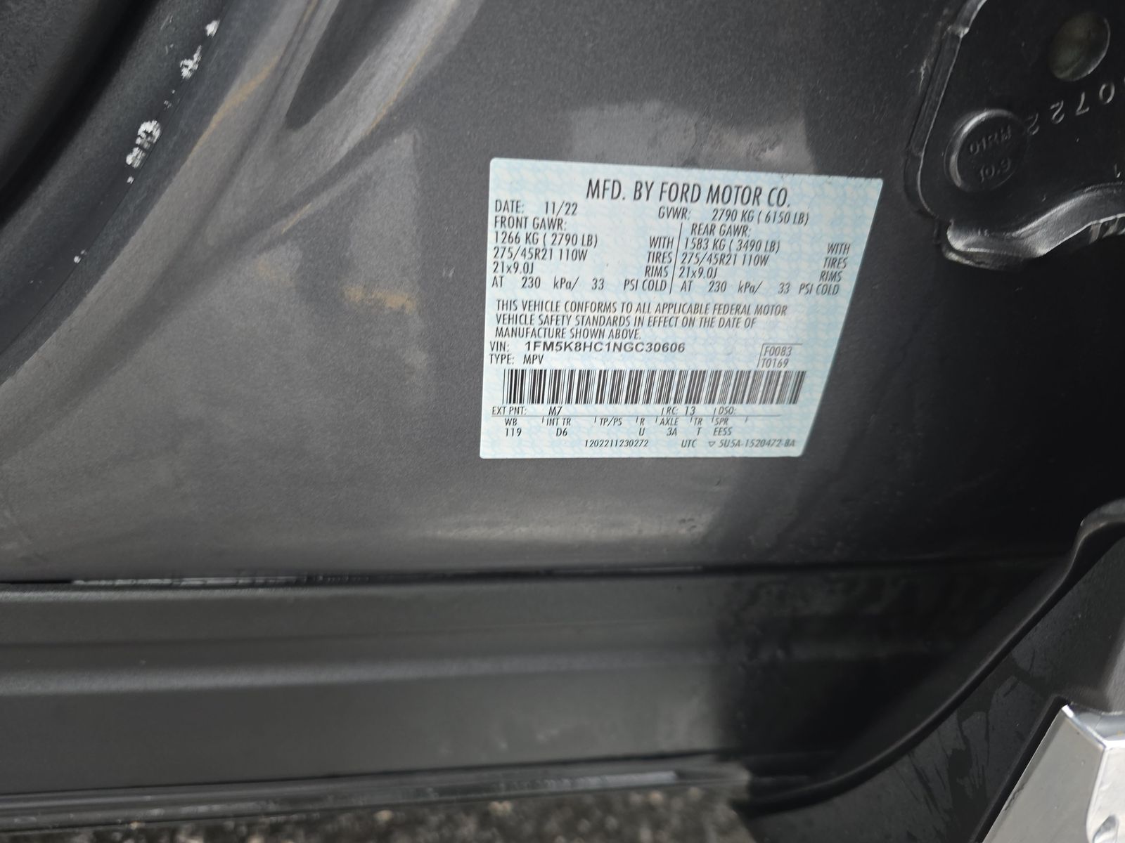 2022 Ford Explorer Platinum AWD