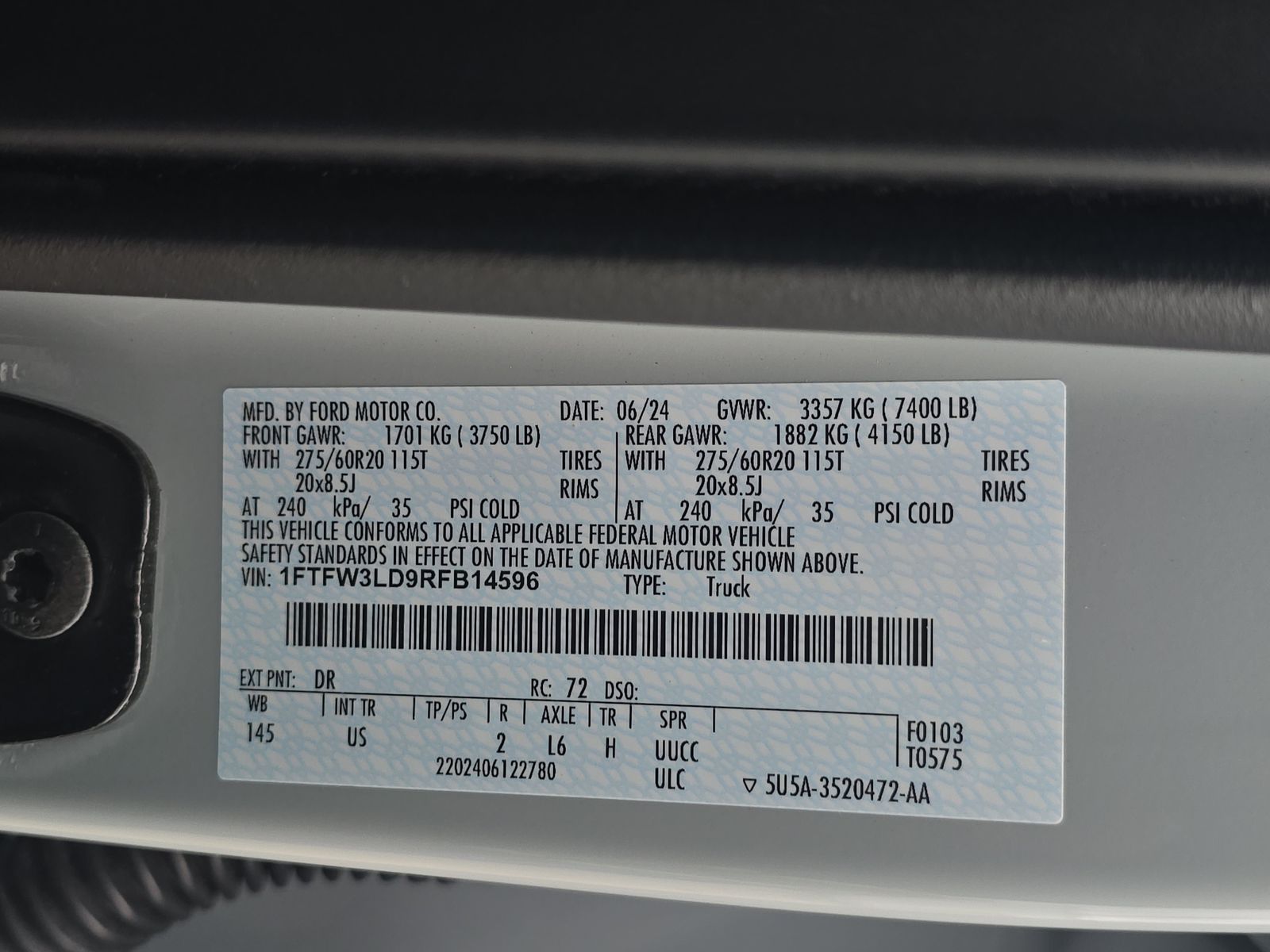 2024 Ford F-150 Hybrid XLT AWD