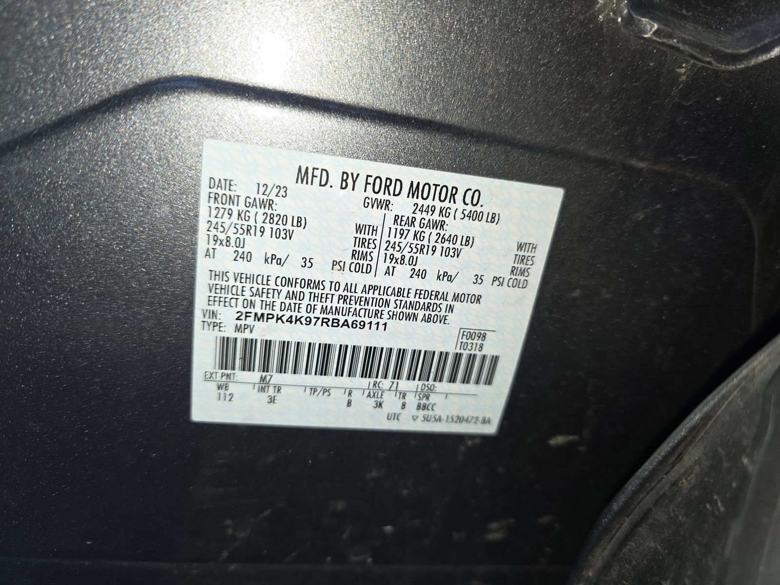 2024 Ford Edge Titanium AWD