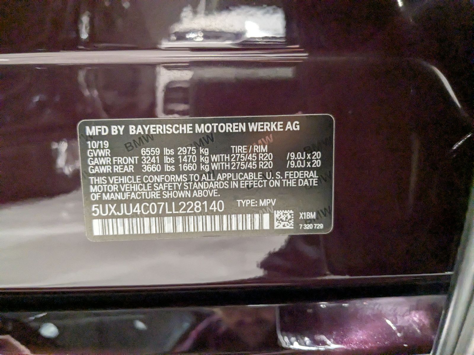 2020 BMW X5 M50i AWD