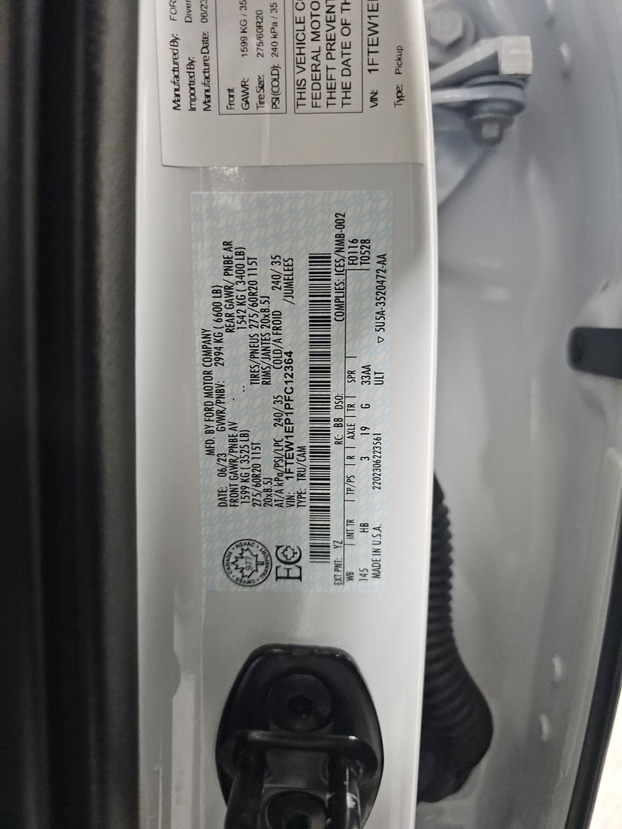 2023 Ford F-150 Lariat AWD