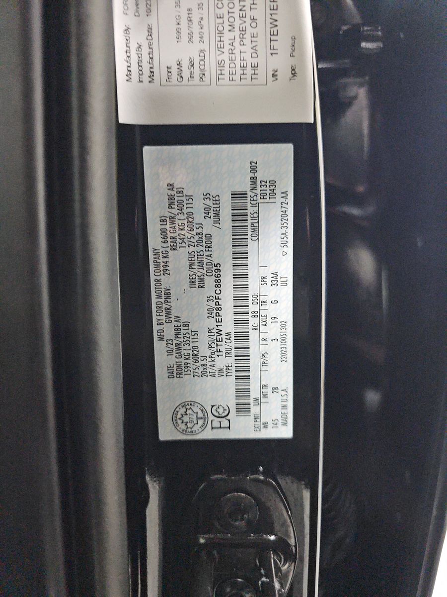 2023 Ford F-150 Lariat AWD