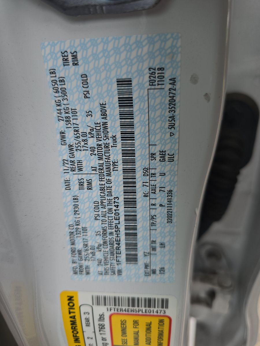 2023 Ford Ranger XLT RWD