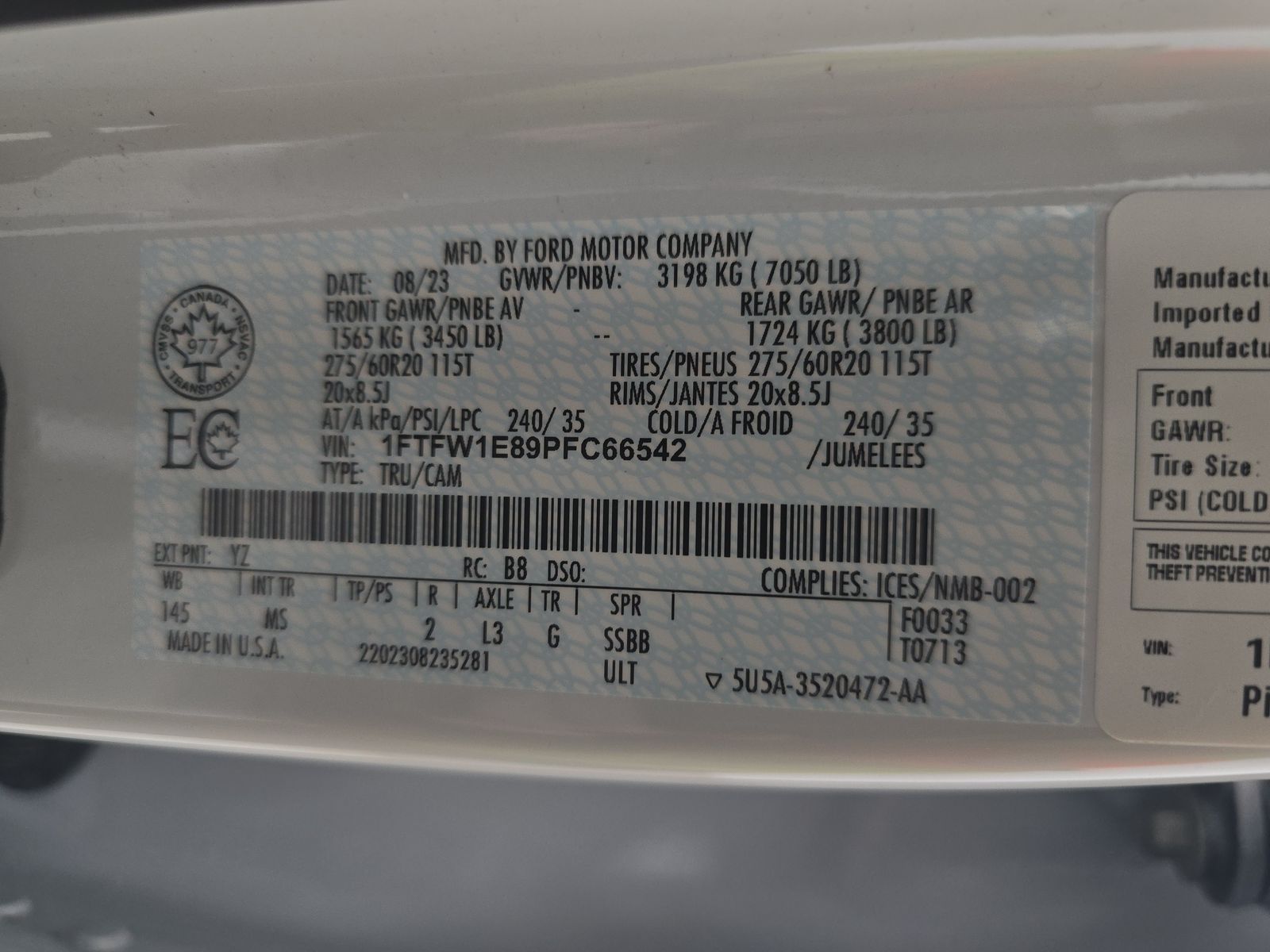 2023 Ford F-150 XLT AWD