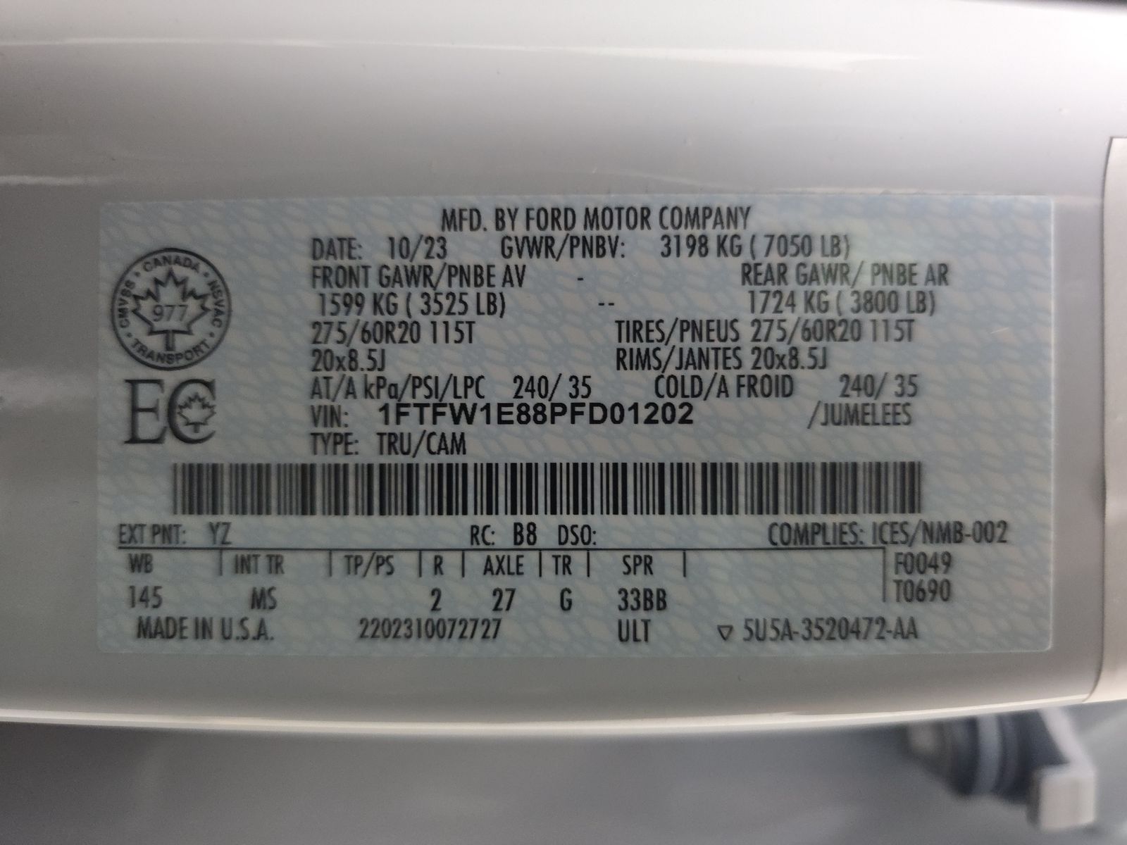 2023 Ford F-150 XLT AWD