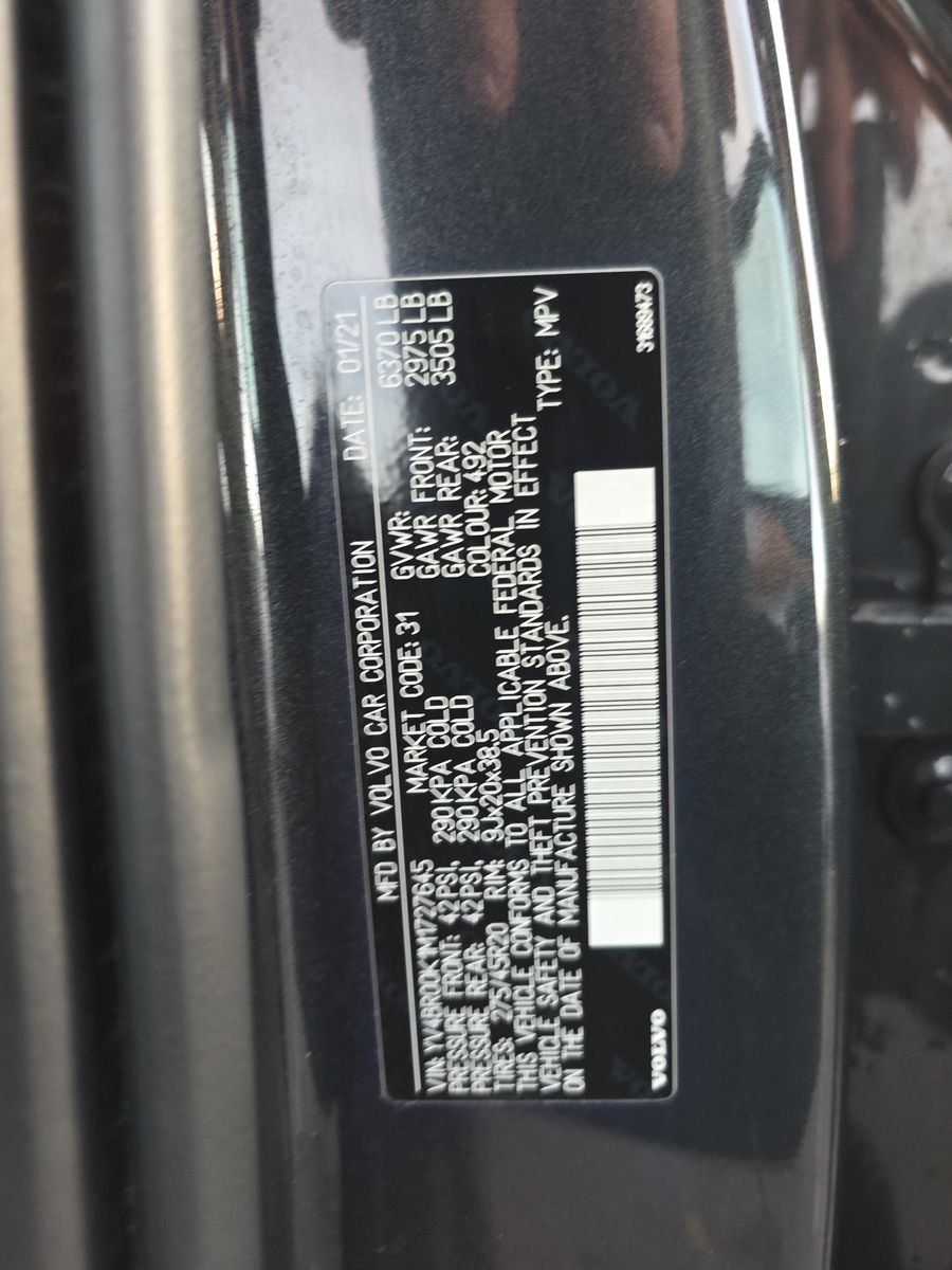 2021 Volvo XC90 Recharge T8 Inscription Expression AWD