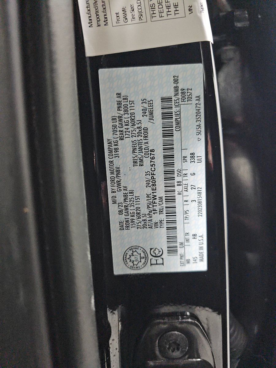 2023 Ford F-150 Lariat AWD