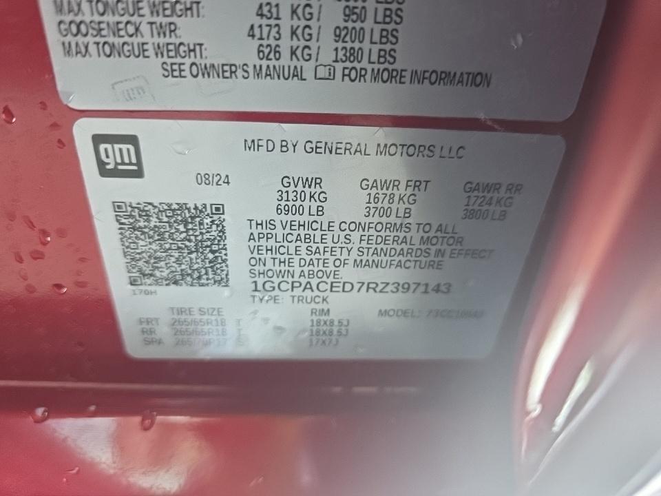 2024 Chevrolet Silverado 1500 LT RWD