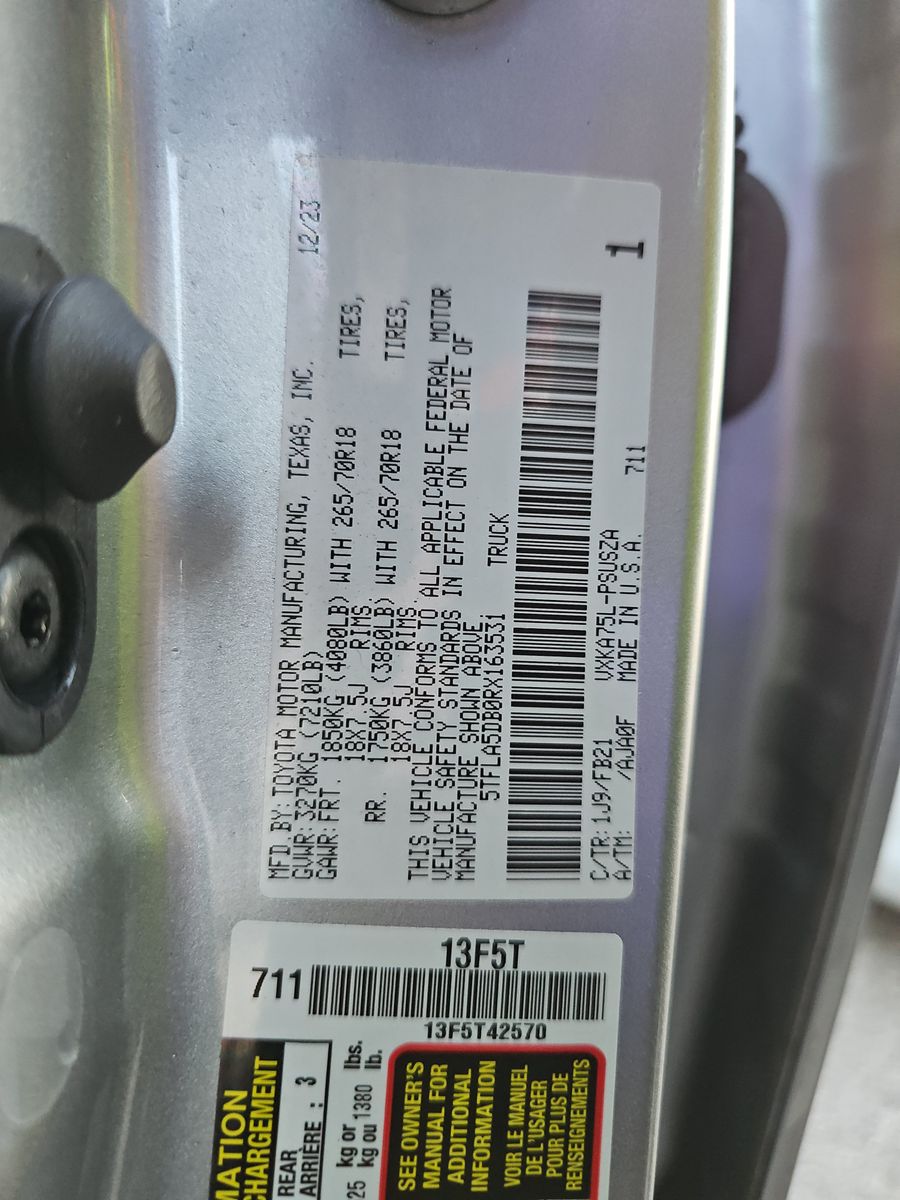 2024 Toyota Tundra SR5 AWD