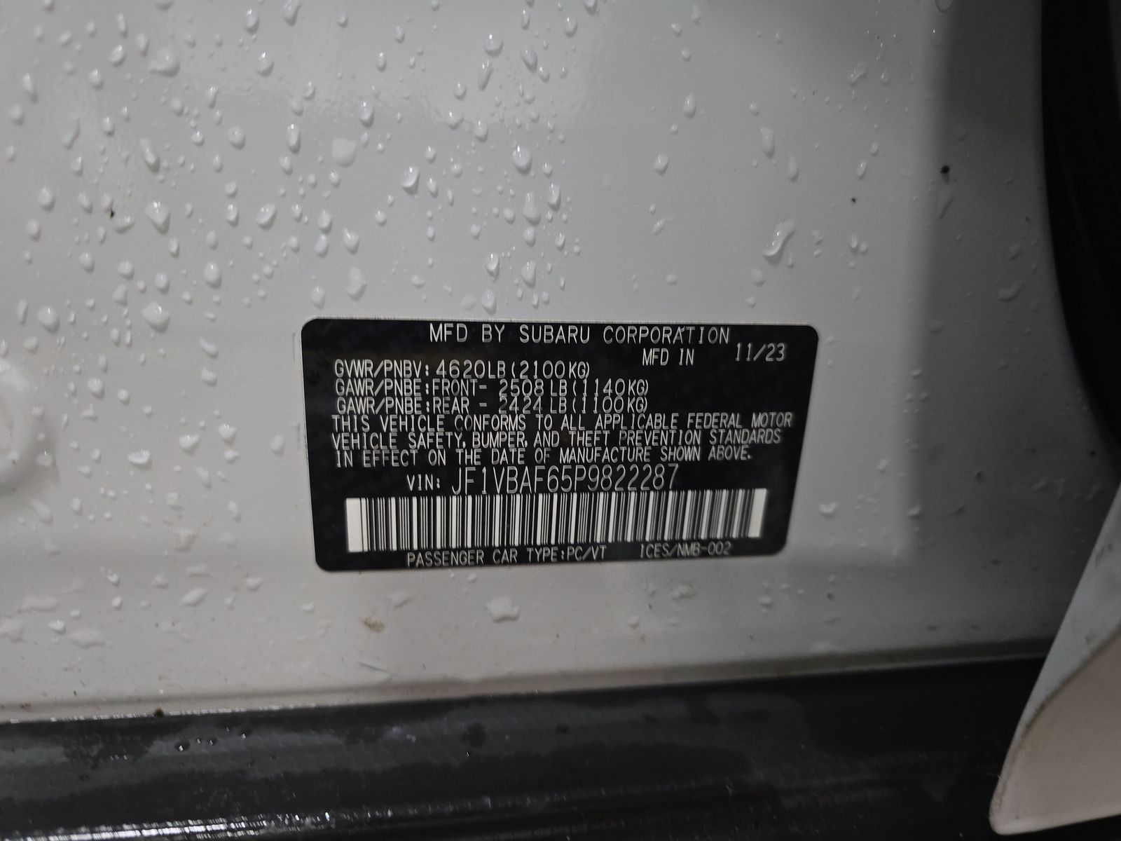 2023 Subaru WRX Premium AWD