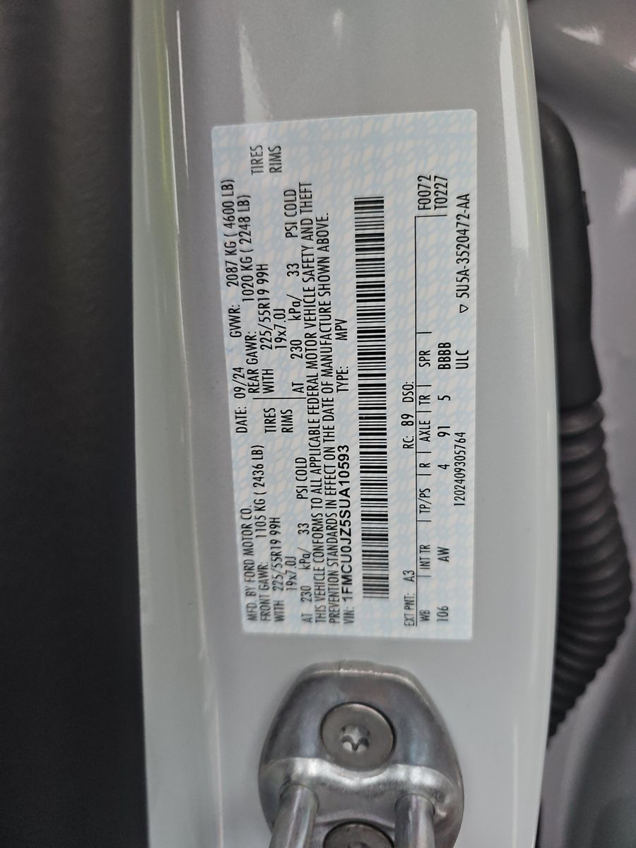 2025 Ford Escape Hybrid Platinum FWD