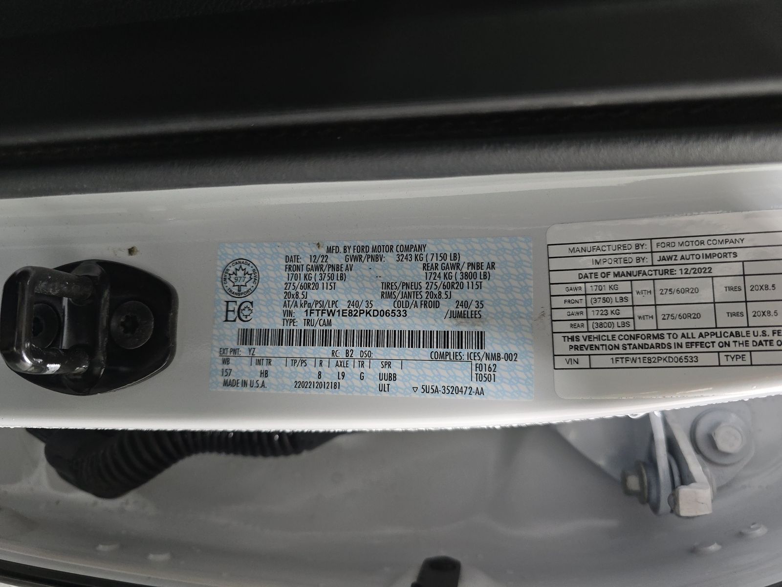 2023 Ford F-150 Lariat AWD