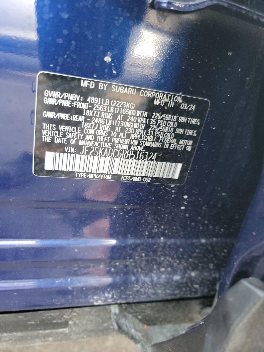 2024 Subaru Forester Sport AWD